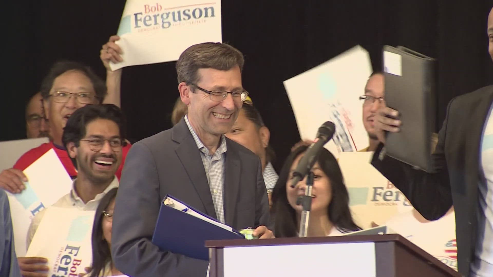 Ferguson, with the recent endorsement of Gov. Jay Inslee, joins the crowd of candidates running to secure Washington's top seat.