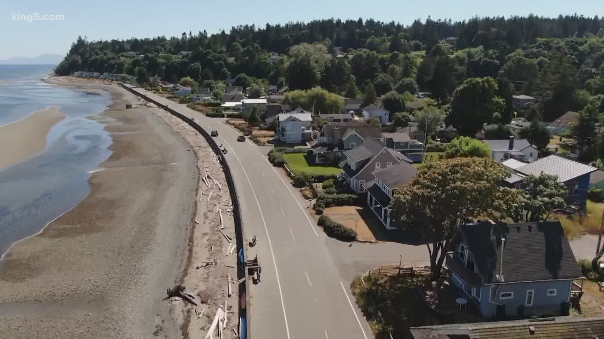 About 1,300 people live in Point Roberts, Washington, which is isolated from the rest of Whatcom County due to unique circumstances.