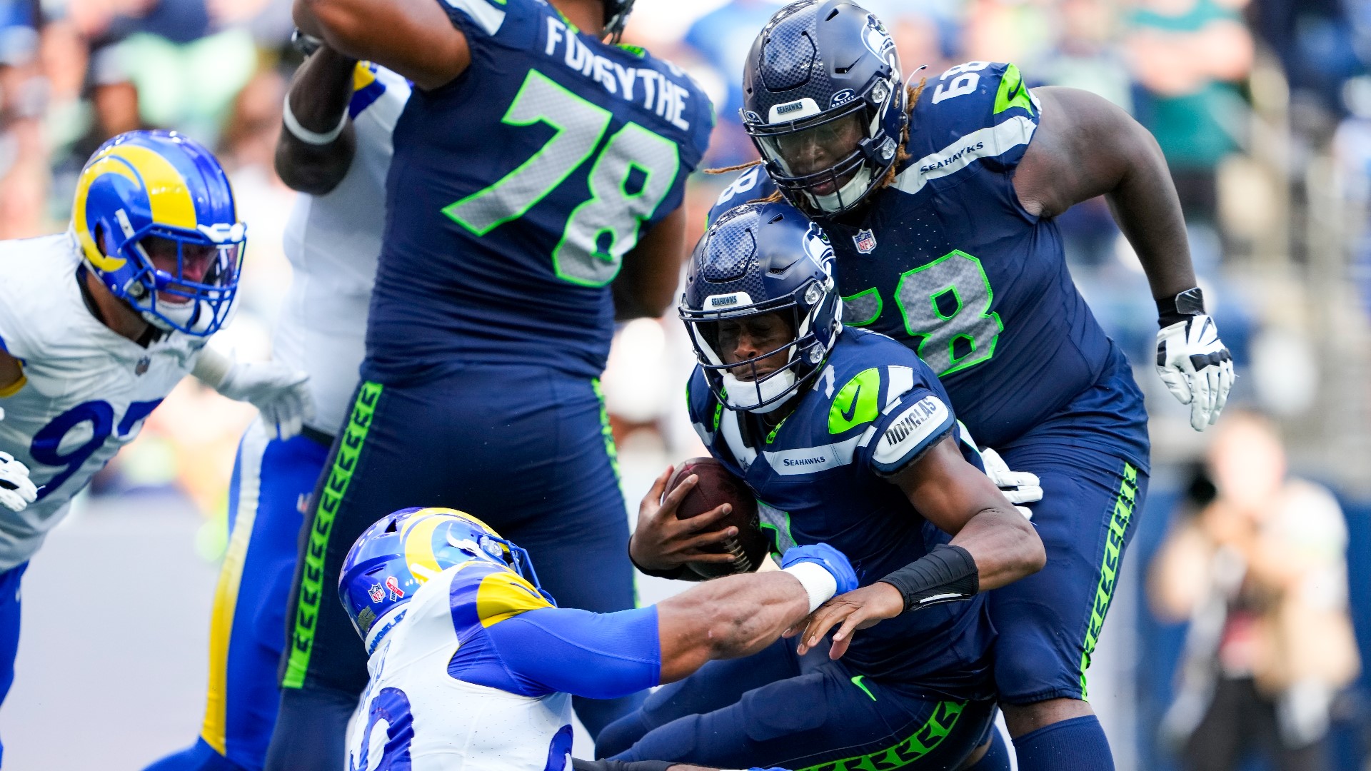 With both Abe Lucas and Charles Cross out against the Lions, Dave Wyman breaks down how the Seahawks will operate Sunday in Detroit.