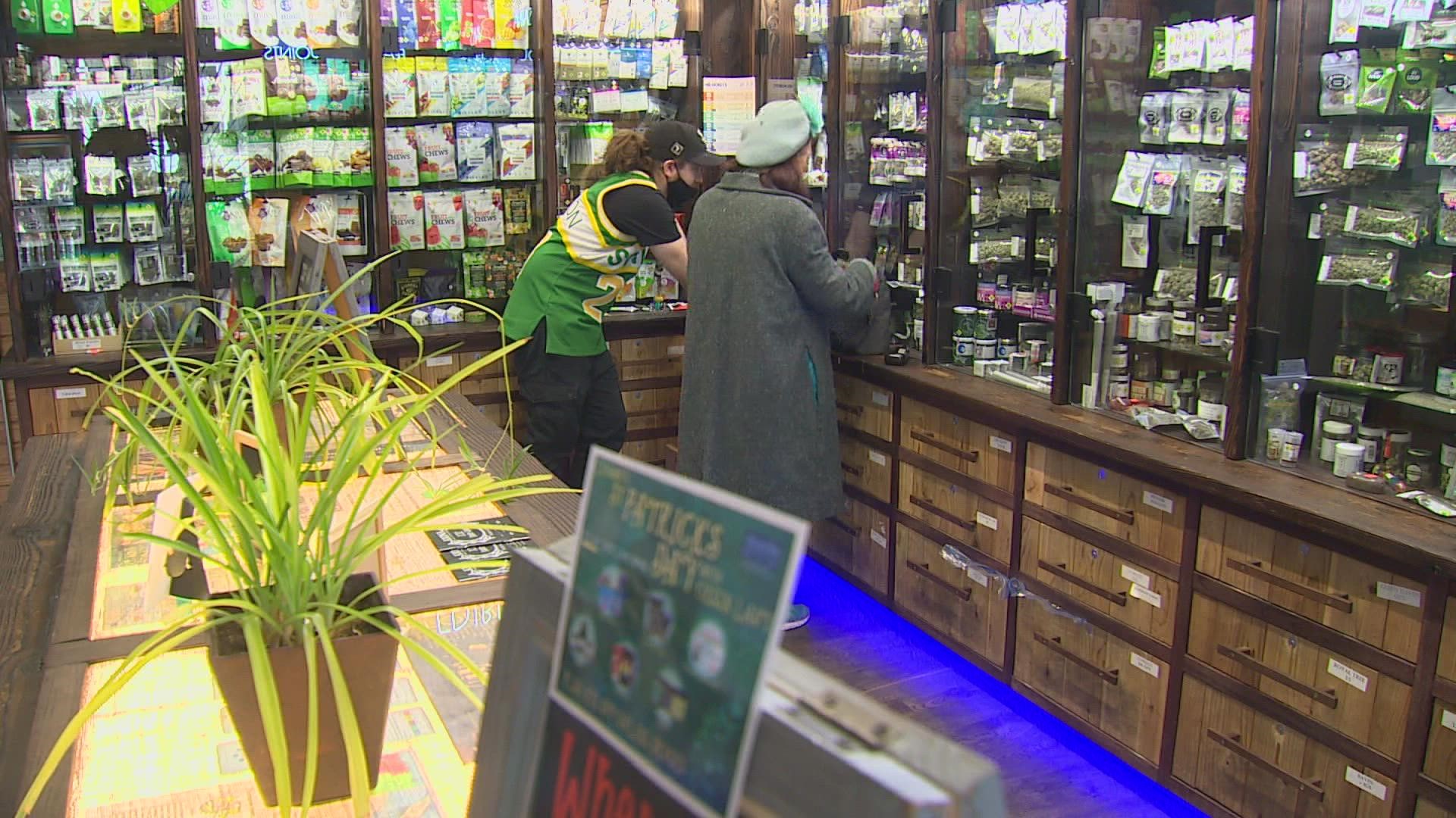A roundtable with cannabis sellers and the Liquor and Cannabis Board addressed concerns over the rise in pot shop robberies in Washington state.