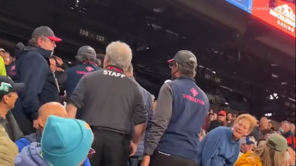 Fan hits George Kirby with baseball during Mariners-Astros game | krem.com