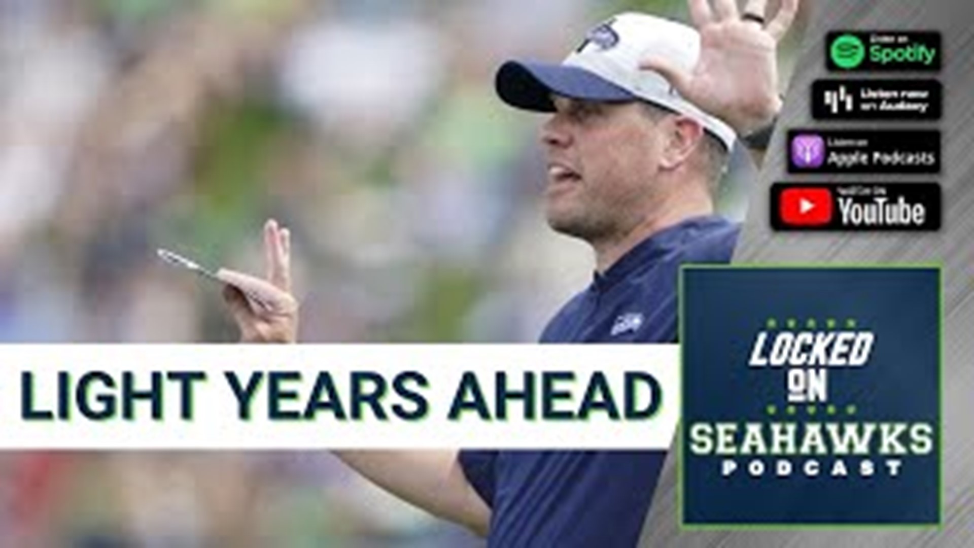 Press conference takeaways: while Offensive Coordinator Shane Waldron faces a quarterback conundrum without Russell Wilson, he's pleased with the team's progress.
