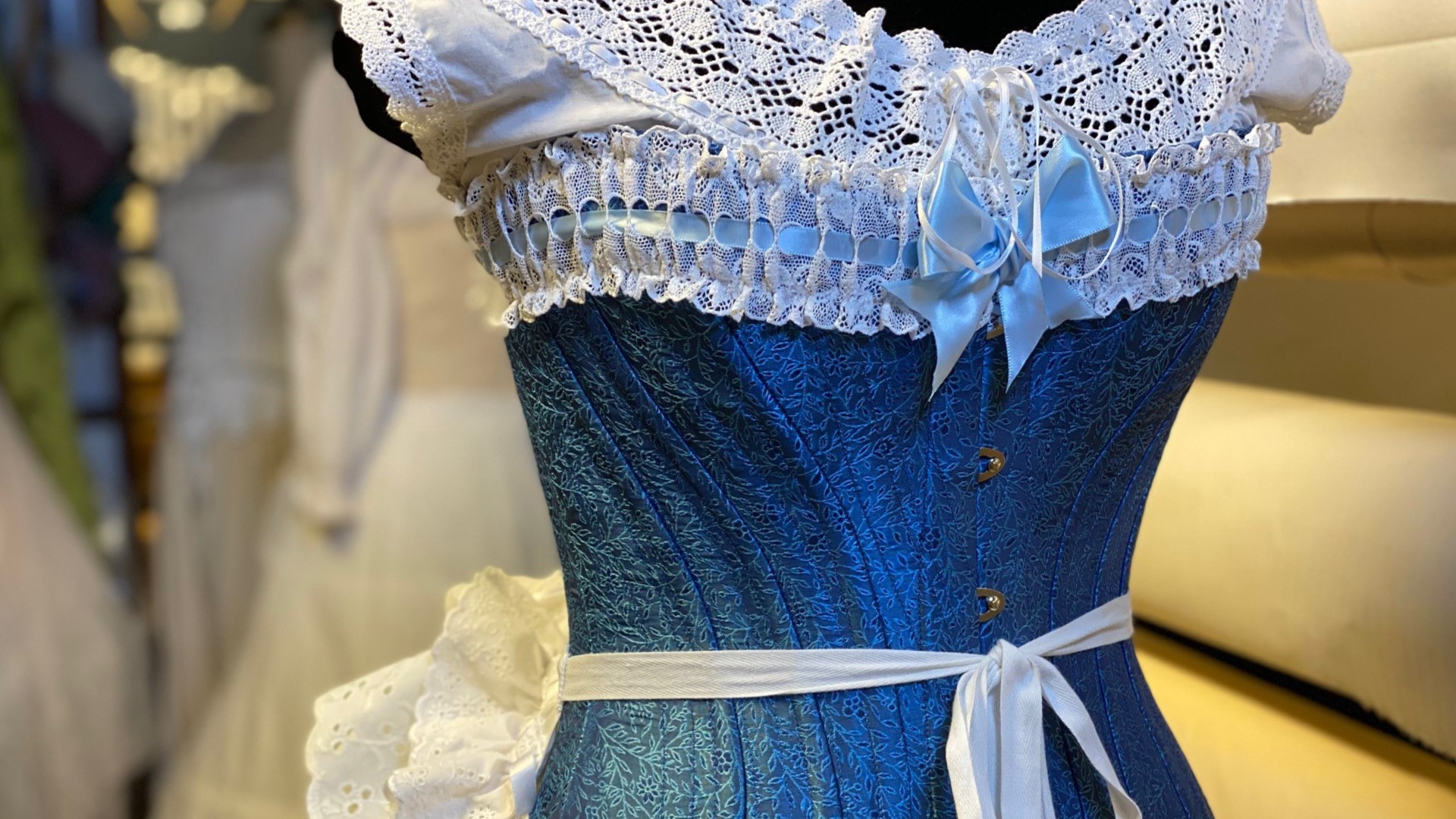 Period Corsets keeps period dramas like "1883" and "Dickinson" in great shape. #k5evening