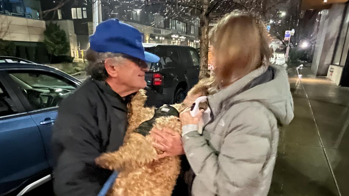 Senior dog reunited with owners after they say he was stolen outside ...