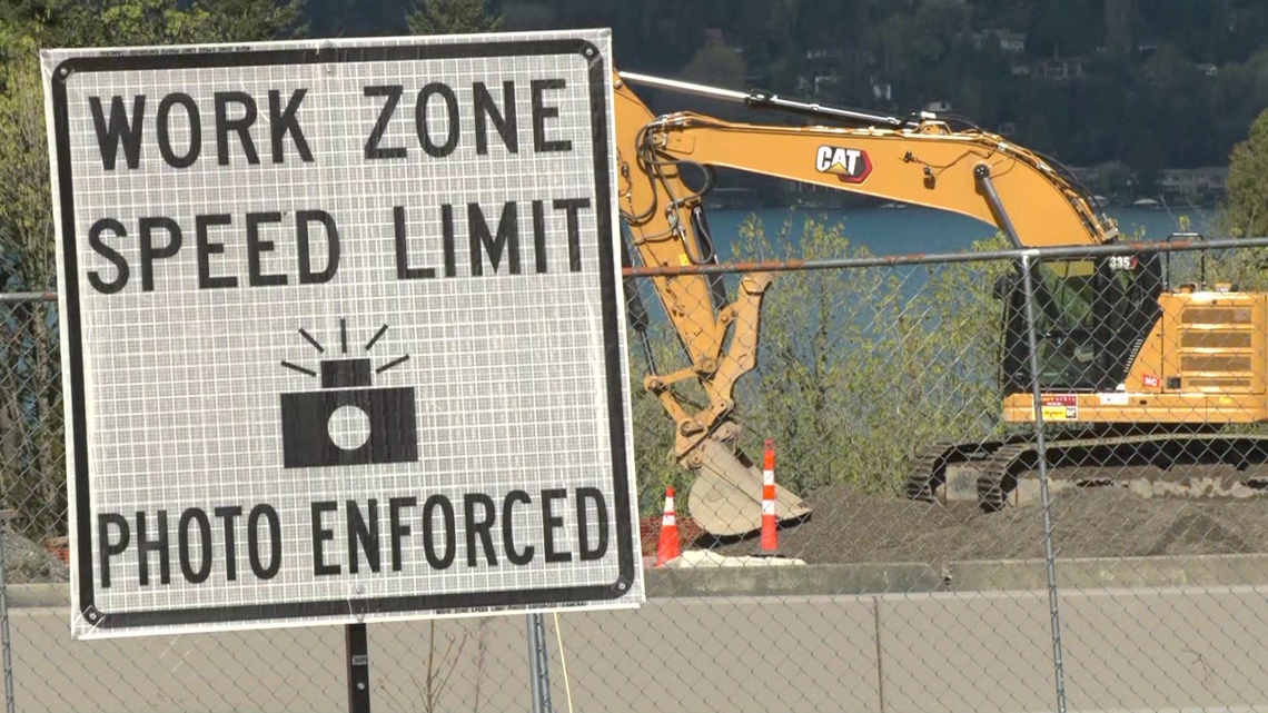 Washington state to impose fines in work zones starting July as speed camera program expands