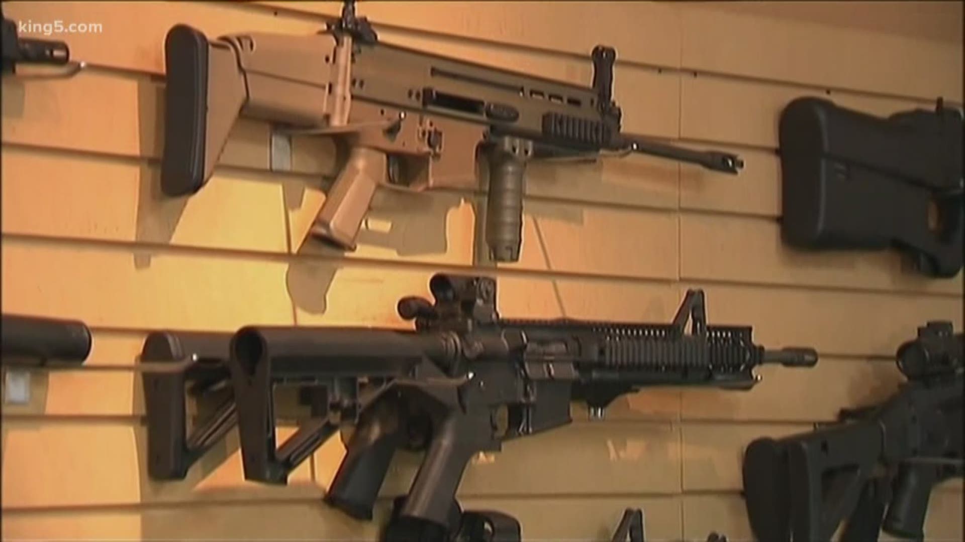 Attorney General Bob Ferguson announced a ban on assault-style rifles.