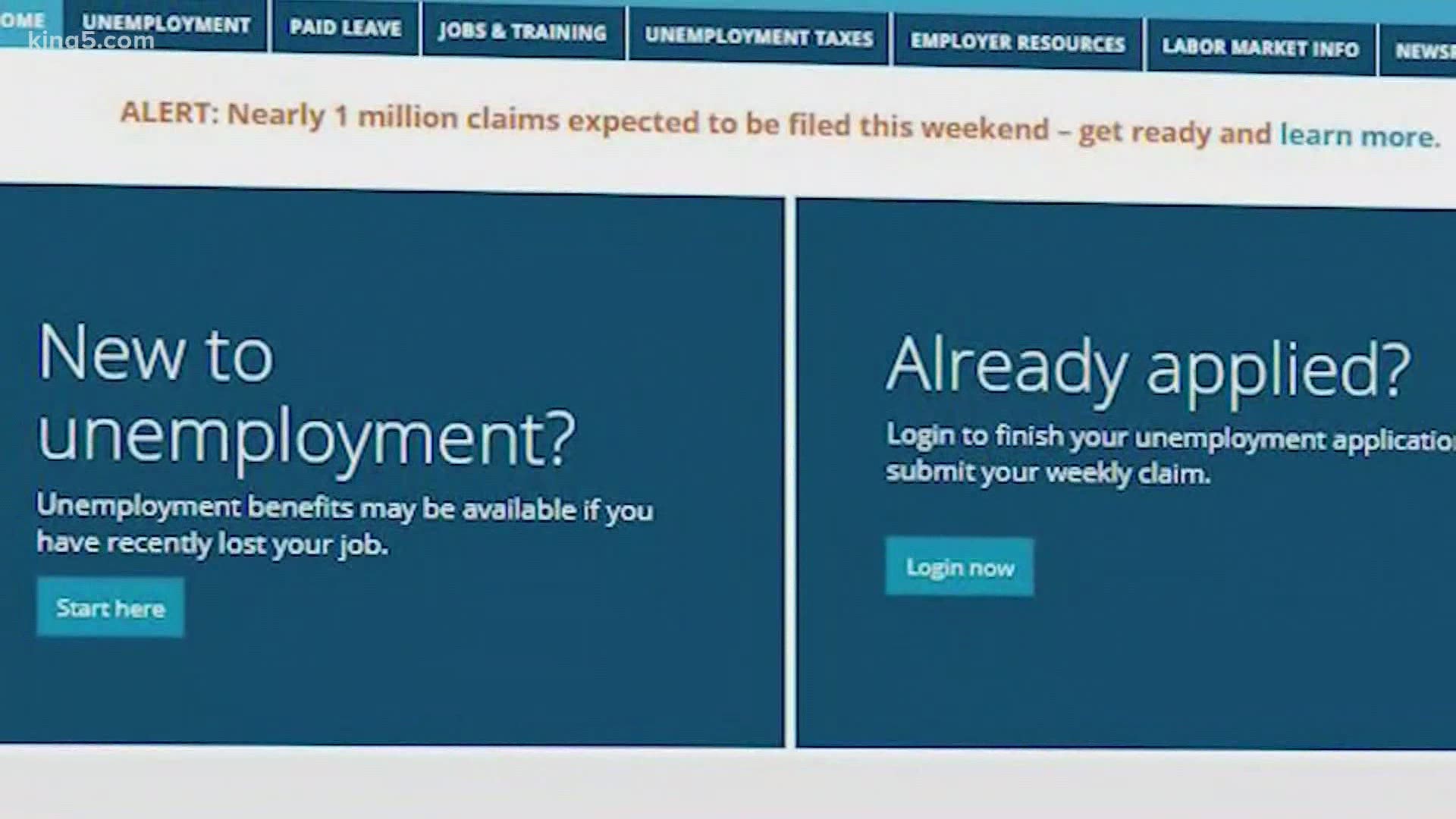 Thousands of initial unemployment claims haven’t been paid out, and the state is working to clear them over the next month.