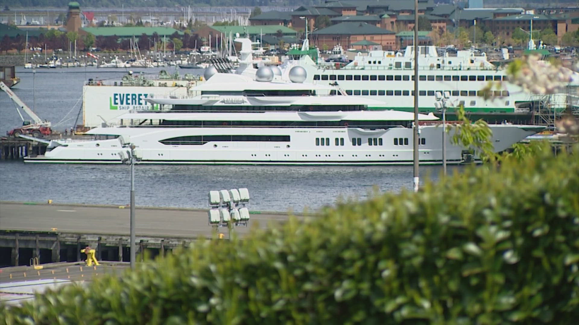 The $325 million vessel was recently seized by the U.S. government. Now, it's sitting in the Port of Everett and causing international intrigue.