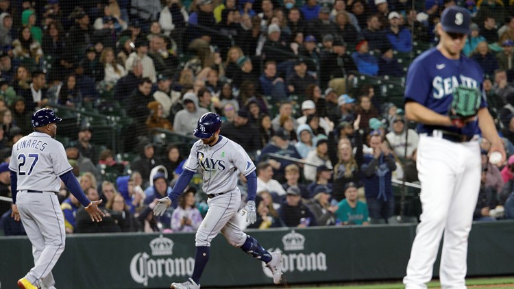 Lowe's 2 HRs, Margot's slam send Rays past Mariners 8-2