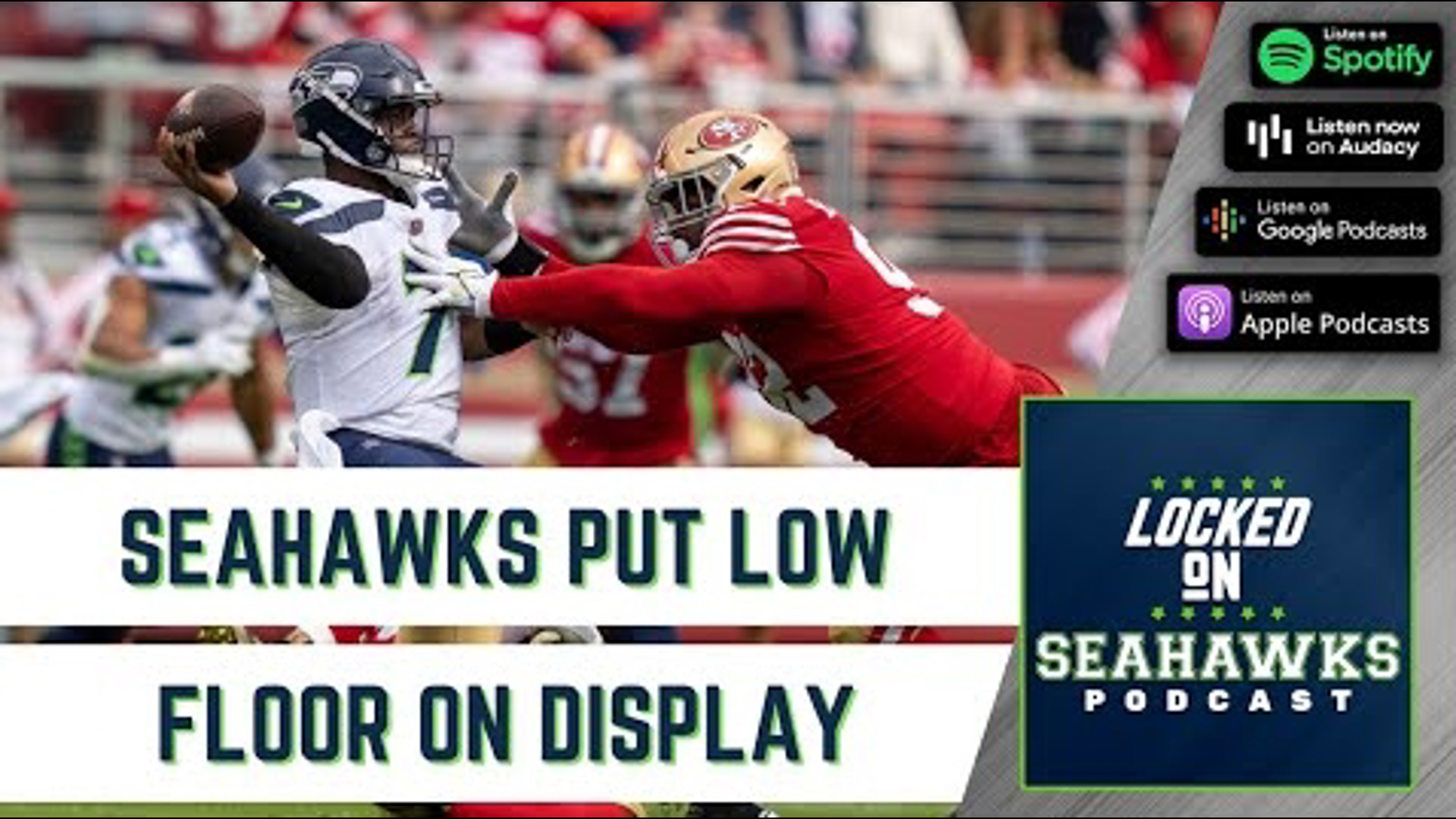 One week after pulling off a huge upset against Russell Wilson and the Broncos, the Seahawks had embarrassing road loss to the 49ers to fall back to 1-1 on the seaso