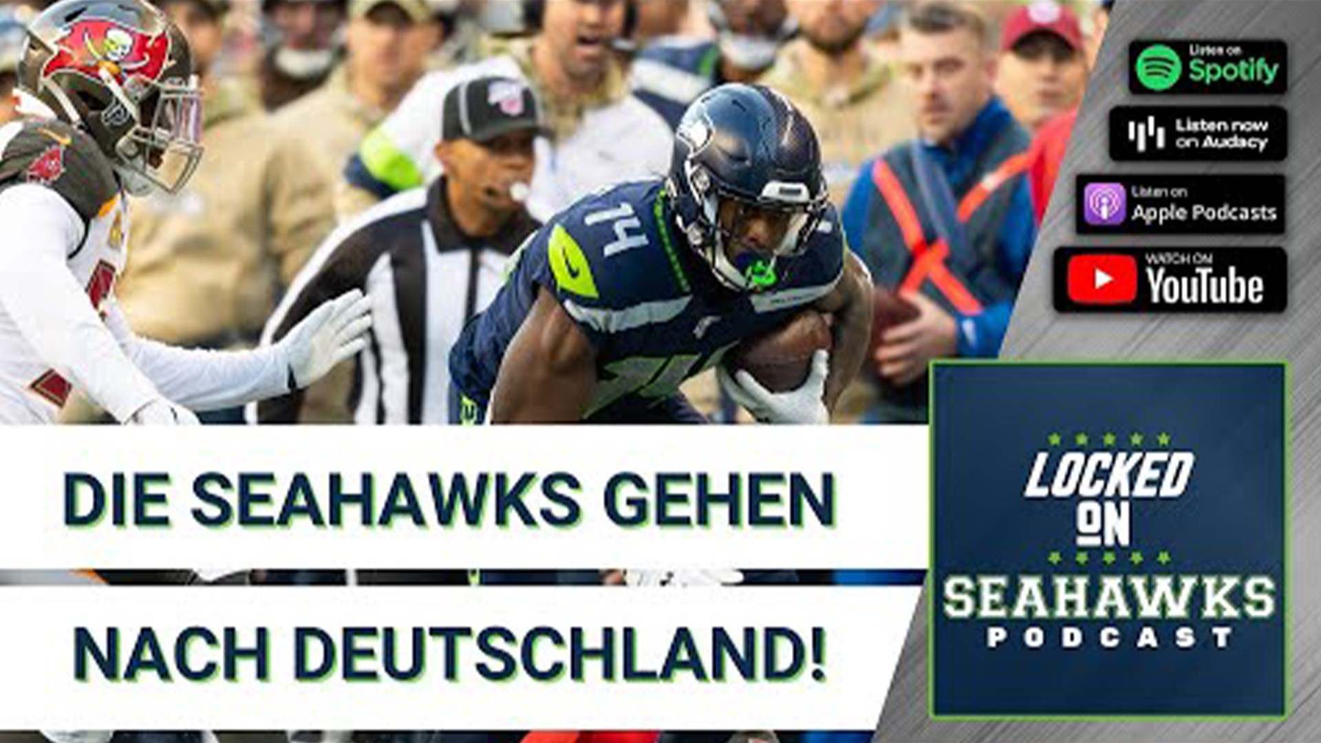 The NFL will host a regular season game in Germany for the first time and the Seahawks will officially partake in the festivities squaring off against the Buccaneers