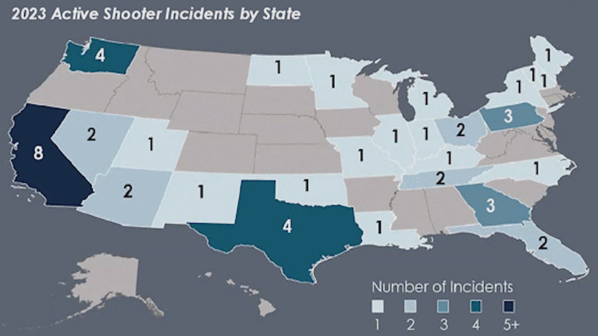 In 2023, the U.S. saw 48 of these incidents, with four taking place in Washington state, resulting in 12 deaths.