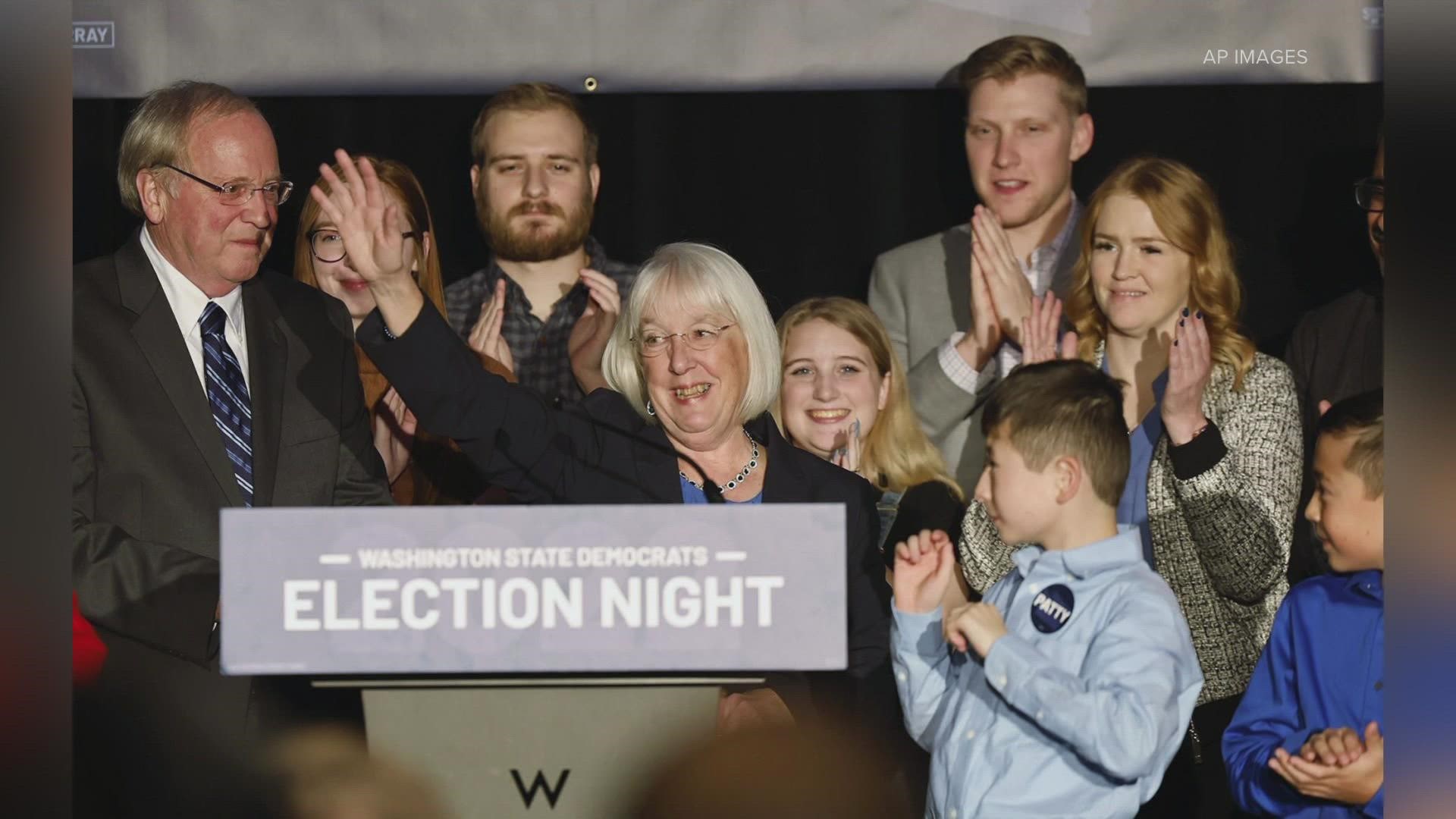 Sen. Patty Murray will likely become the first woman to serve as the Senate pro tempore, which would make her third in line for president of the United States.