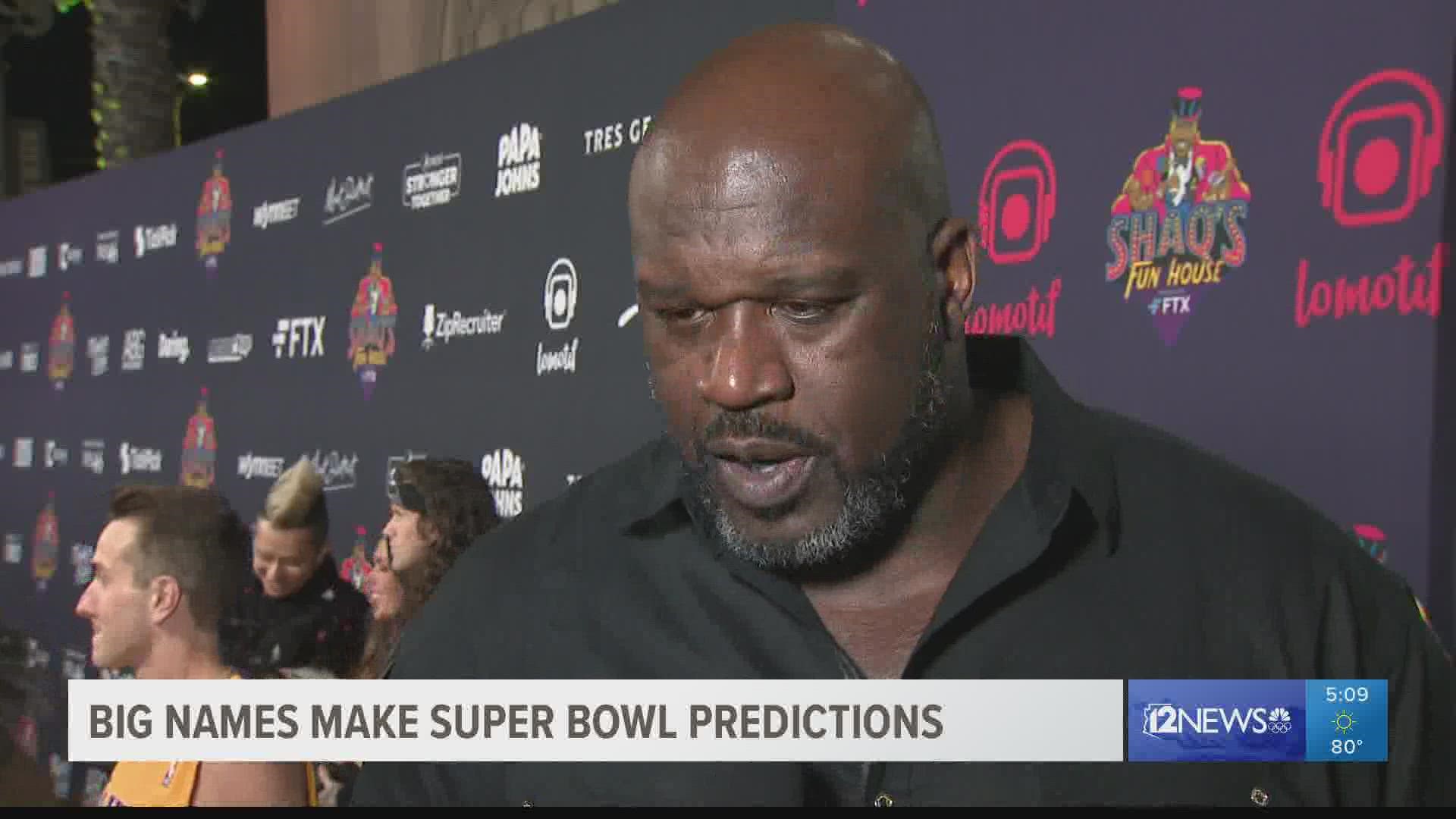 Big names share Super Bowl predictions with 12 News.