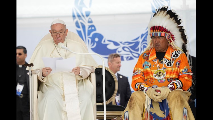 Tribal leaders, members react to pope's apology on schools