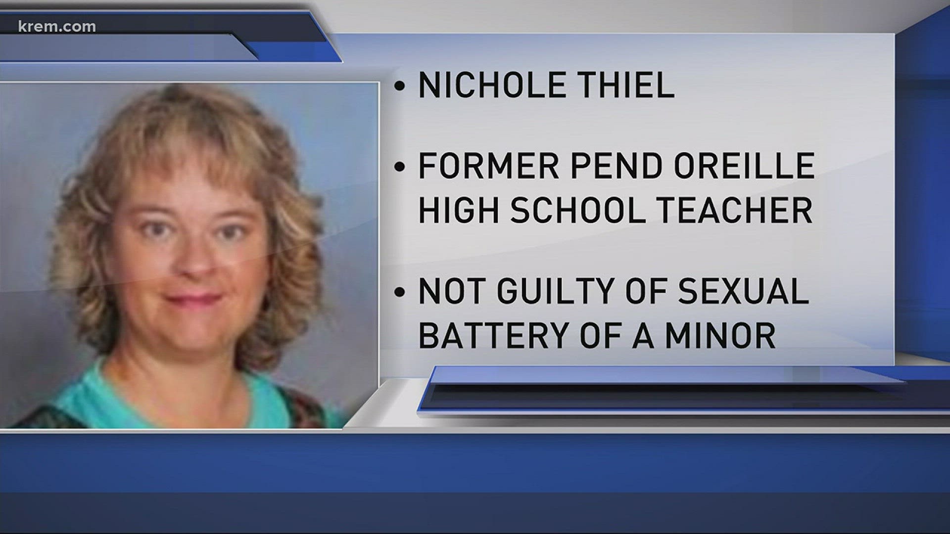 Nicole Thiel, 48, was found not guilty of sexual battery of a minor on Thursday.