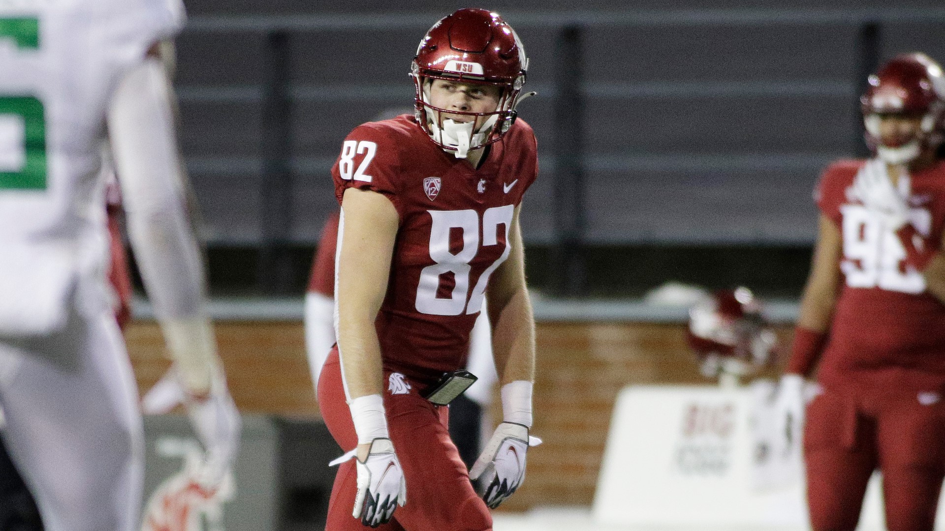 Bacon had his first WSU career catch this past Saturday. It also happened to be his first career touchdown.