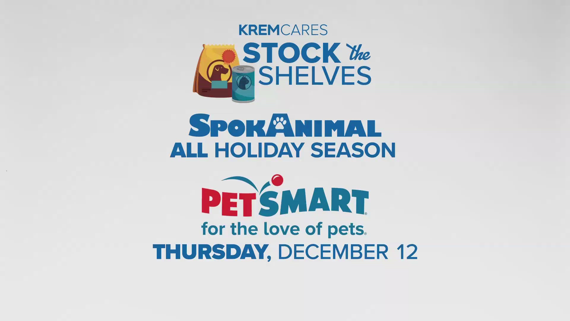 KREM Cares and Spokanimal are working together in an effort to get pet food and supplies to use at the shelter and food bank.