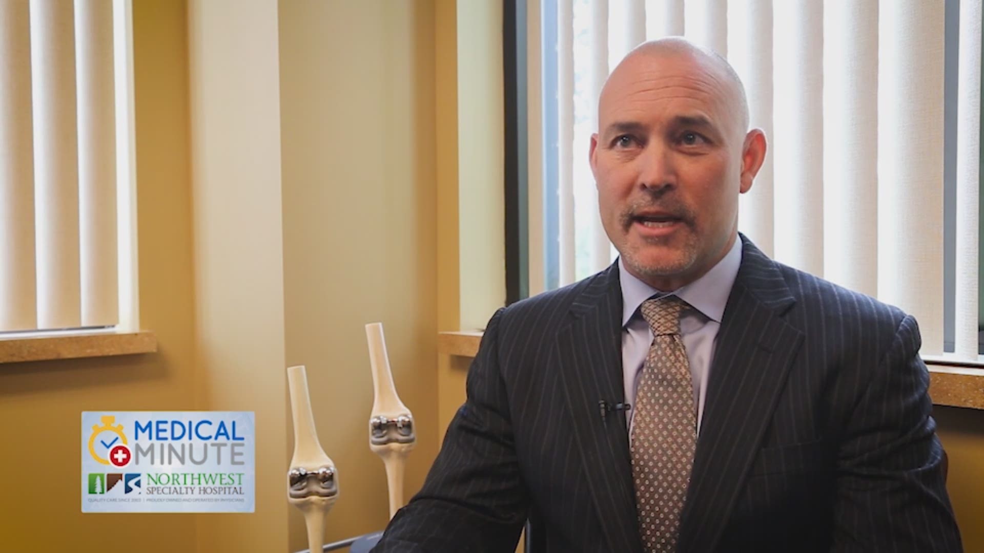Dr. Lyman talks about the advantages of partial knee replacements.