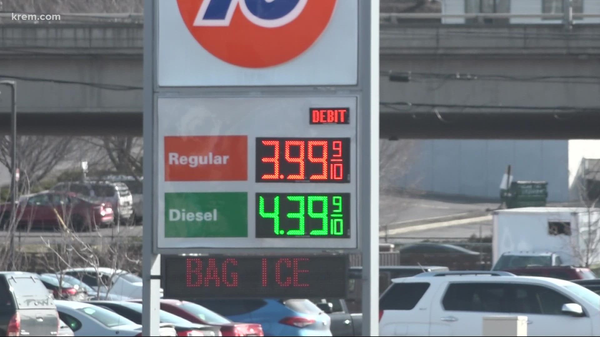 Amidst the ongoing Russian invasion of Ukraine, the United States is seeing a spike in gas prices. Washington and Idaho are not immune to these rising prices.