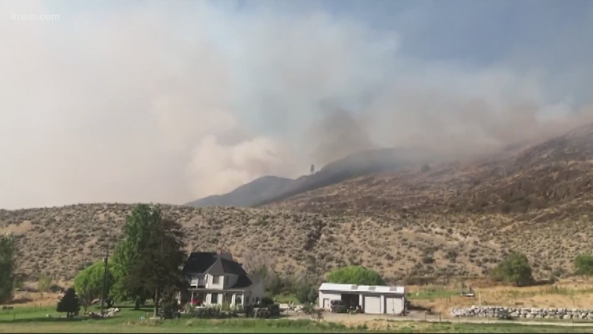 Several homes were destroyed on Palmer Mountain after wildfires ravaged the region in September.