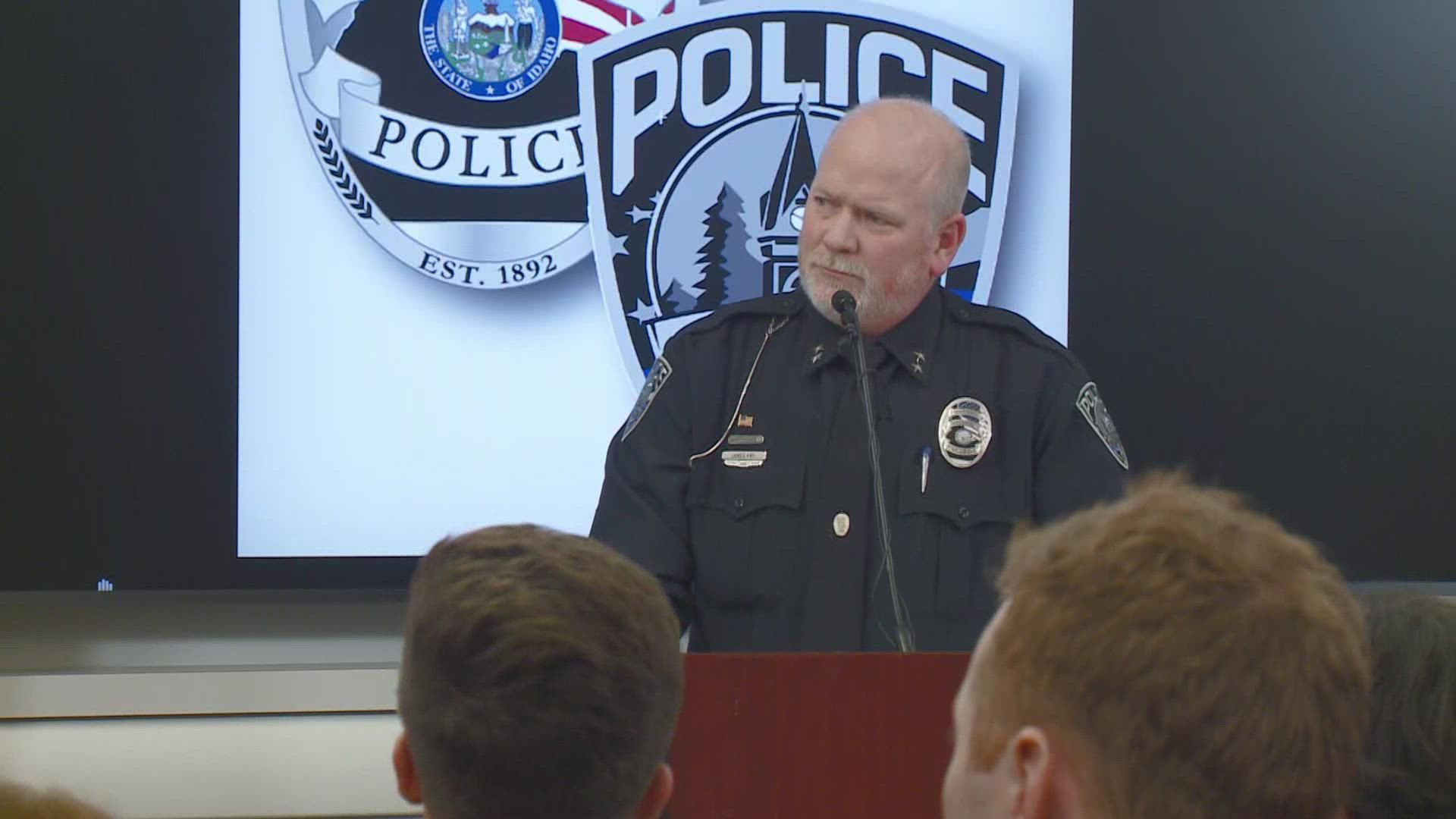 Police addressed the media for the first time nearly four days after multiple University of Idaho students were killed in a home near campus.
