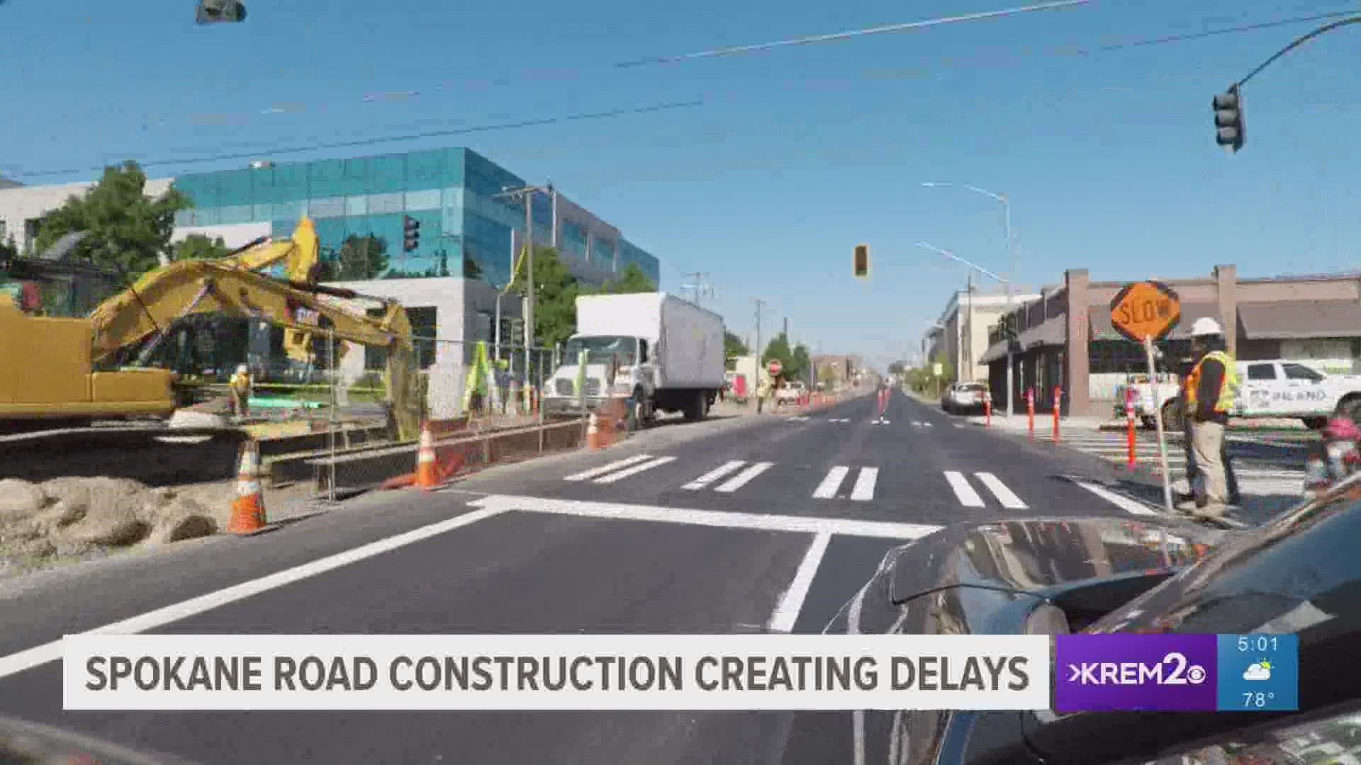 Several construction sites can be found all throughout Spokane. KREM 2's Amanda Roley breaks down what's happening where.