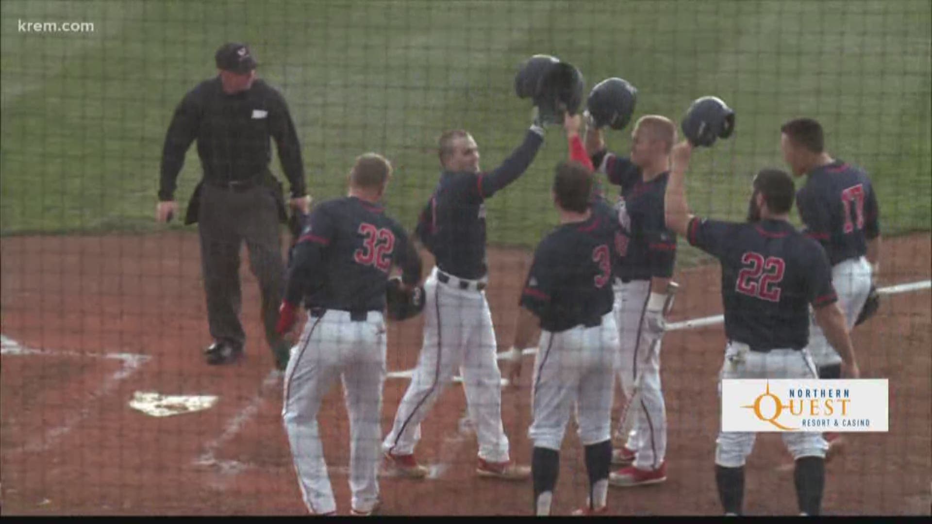 After two rain delays, Gonzaga scores 11 runs in Sunday's win against LMU to take the weekend series.