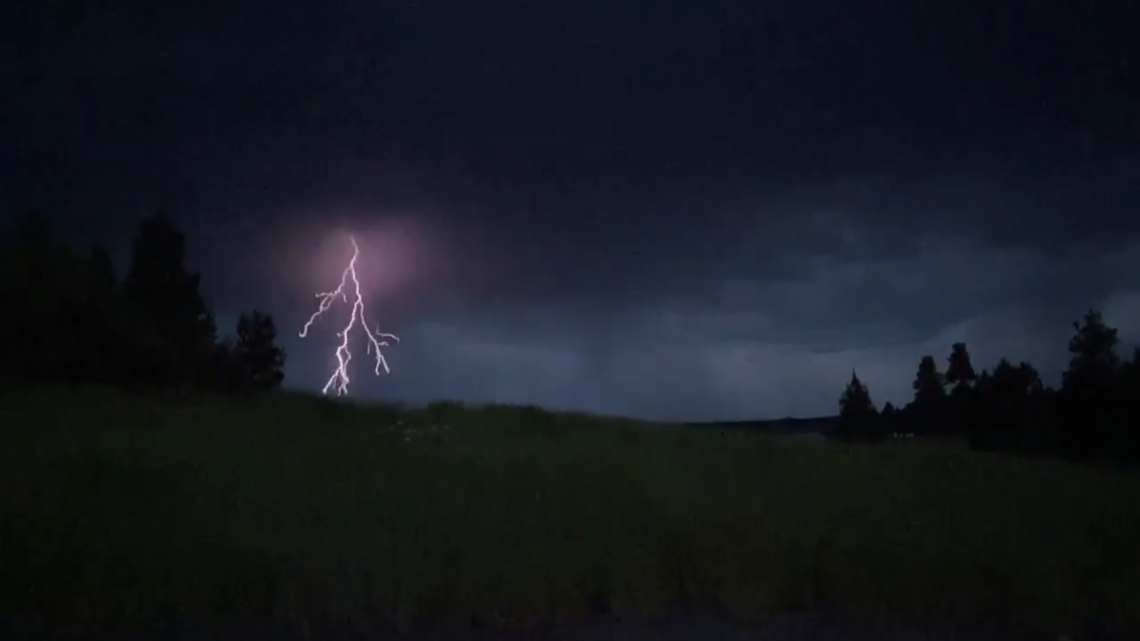 Spokane Weather Strong Thunderstorms Slam Area On Tuesday