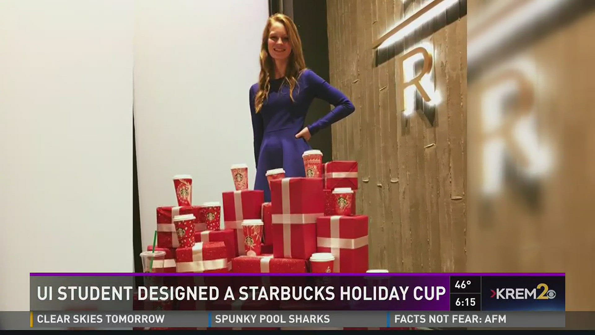 Univ. of Idaho student's art featured on Starbucks holiday red cups