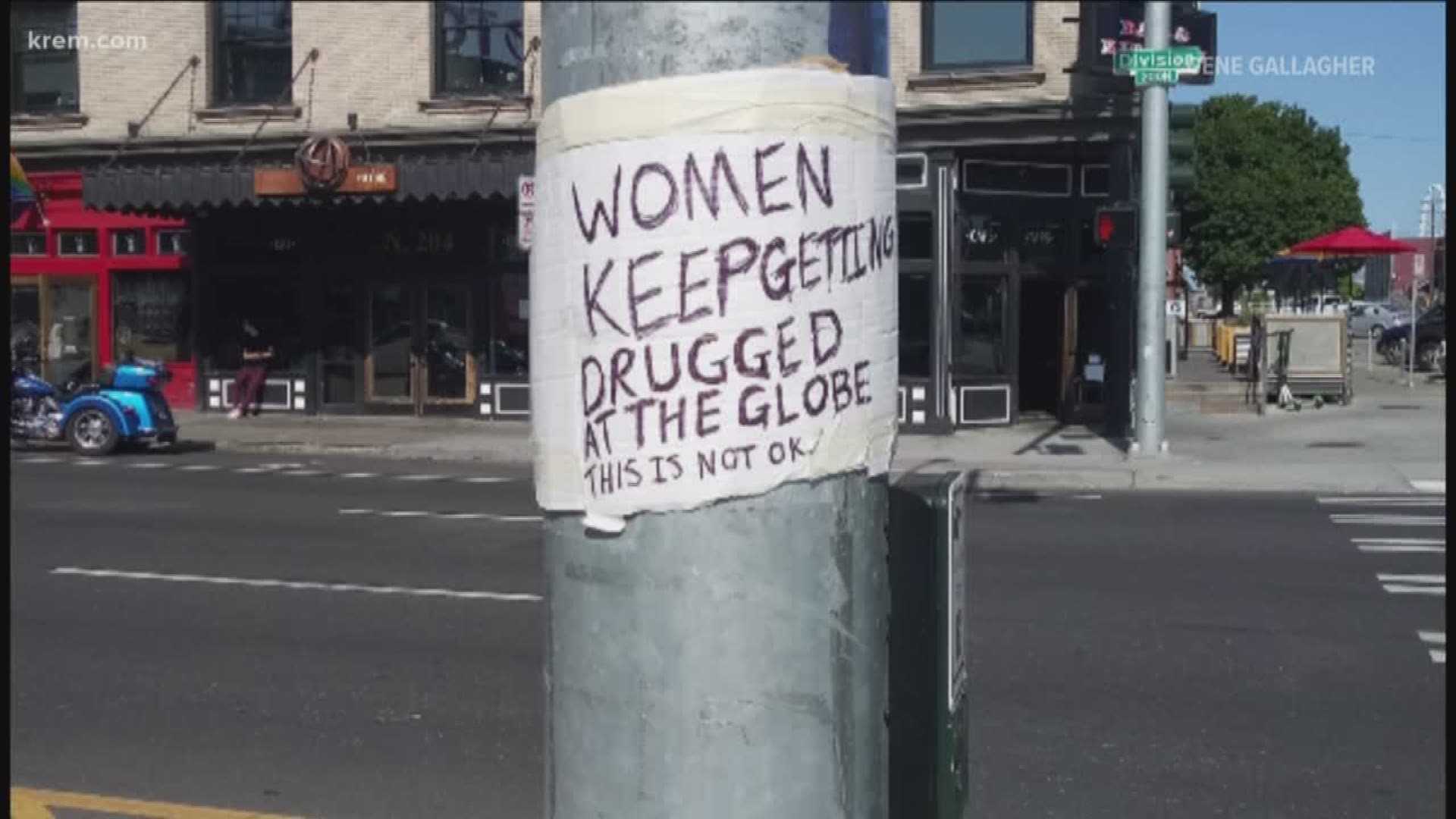 People on social media claimed women were being drugged at the Globe Bar and Kitchen on North Division Street.