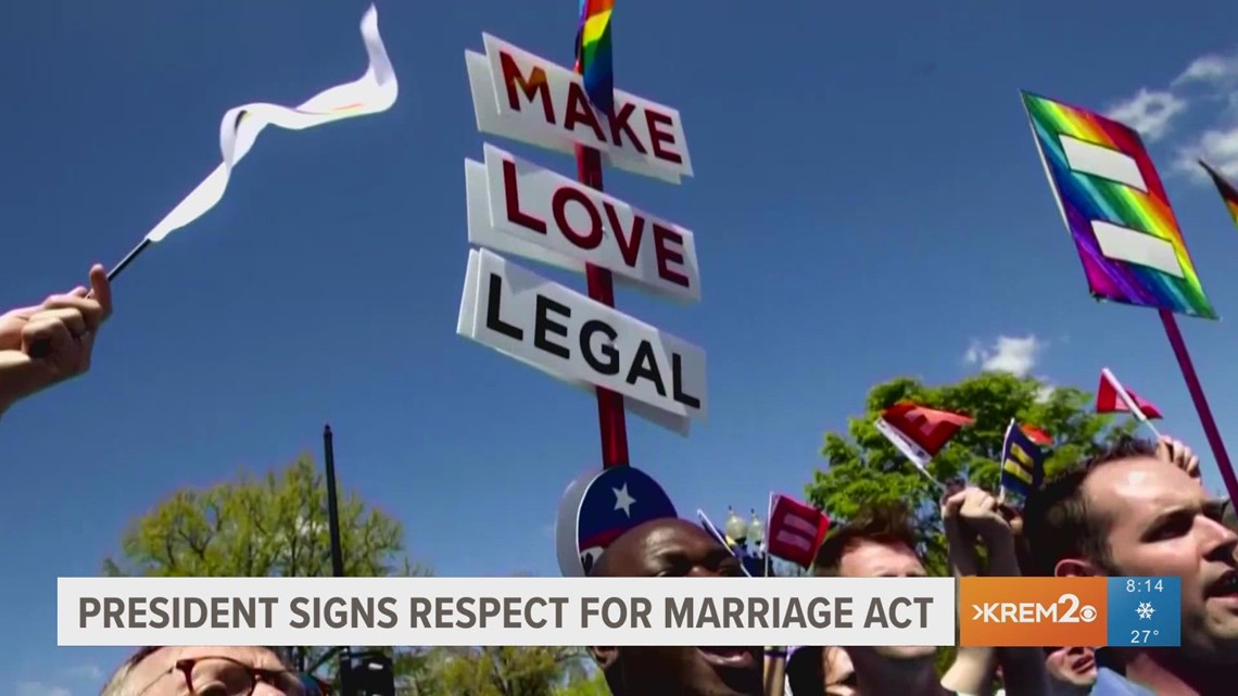 President Joe Biden Signs Respect For Marriage Act