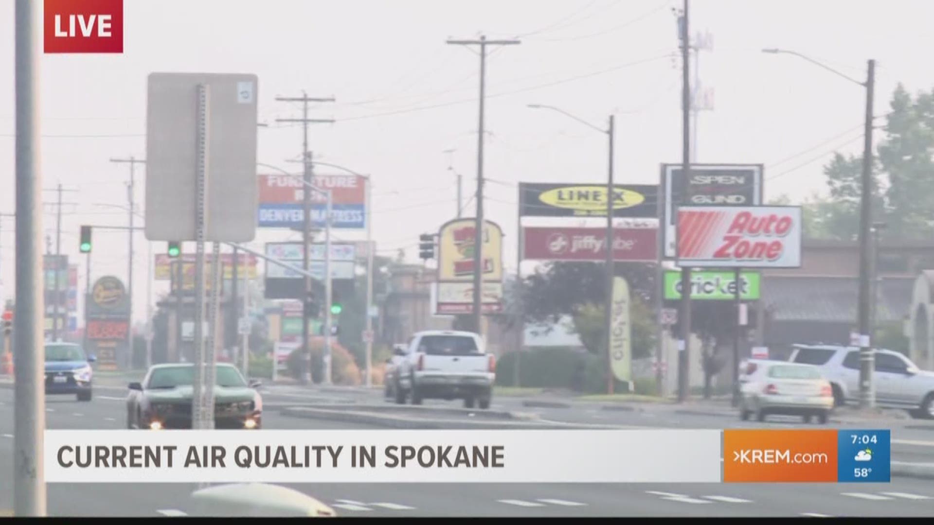 Air quality unhealthy in Spokane (8-14-18)