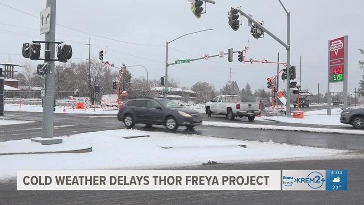 Low temperatures, weather causing delays in Thor/Freya construction project