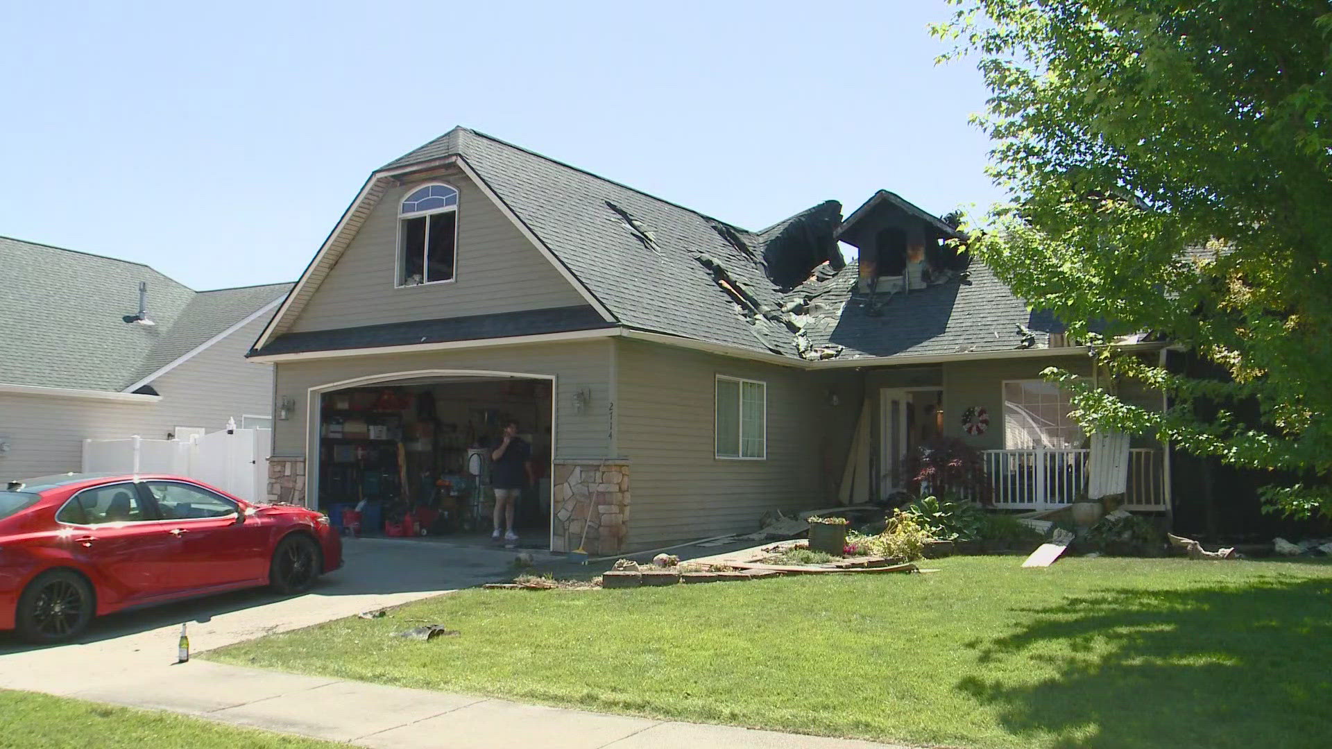 Fireworks spark house fire in Hayden on Thursday | krem.com