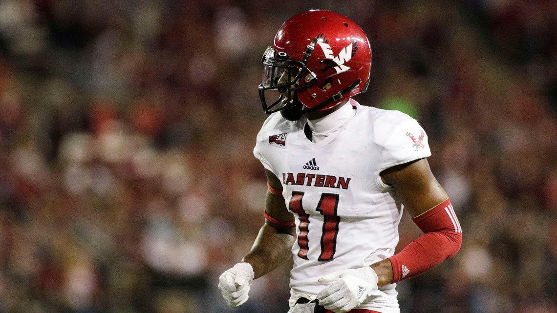 Changing their lives': Former Eastern Washington wide receiver Kendrick  Bourne surprises parents with dream home