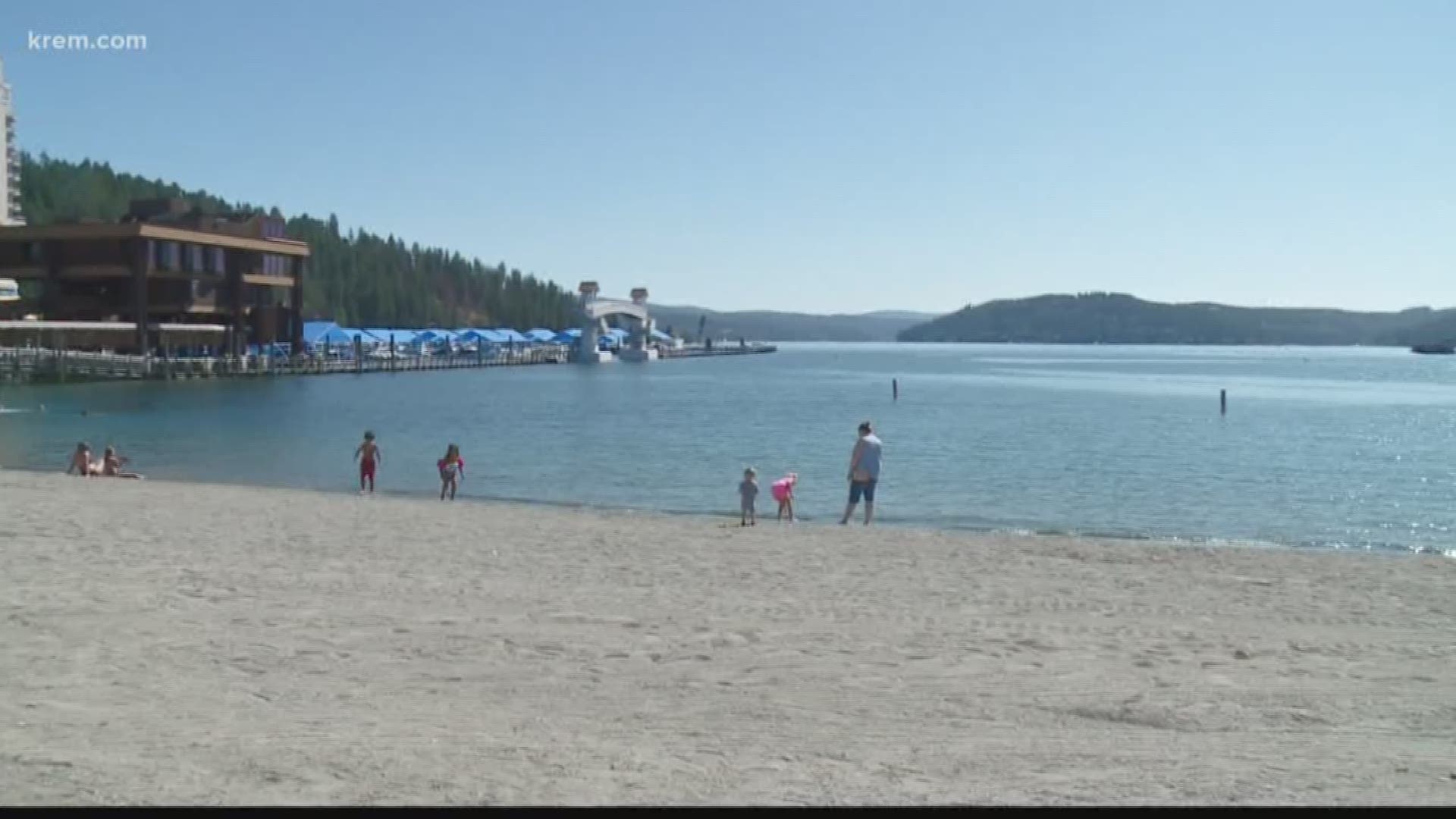 KREM's Taylor Viydo spoke with tourists and businesses in Coeur d'Alene about the impact of a less smokey summer than 2018.