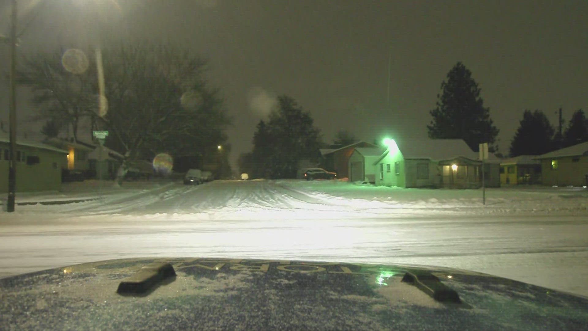 Drivers should prepare for some slick roads on Friday morning as more snow fell overnight in Spokane and the Inland Northwest.