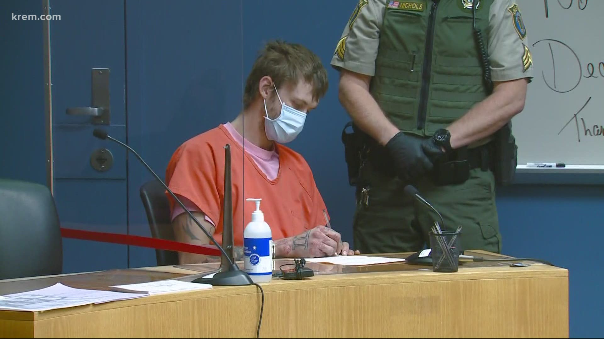 Riley Hillestad was formally charged on Tuesday with nine different counts in connection to Fox's murder. His bail was set at $1 million.