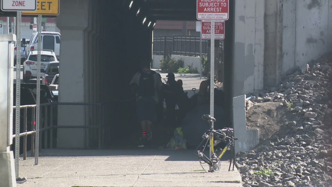 Spokane removes 45 parking spaces under railroad viaducts | krem.com