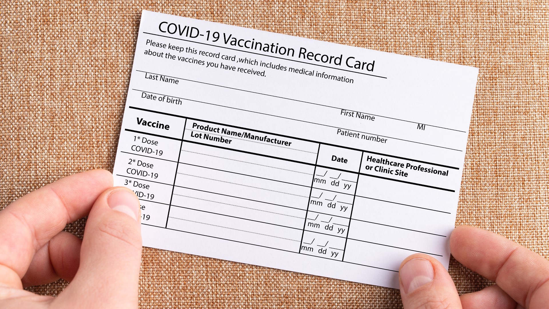 Washington and Idaho have different protocols for getting a new copy of your vaccination record.