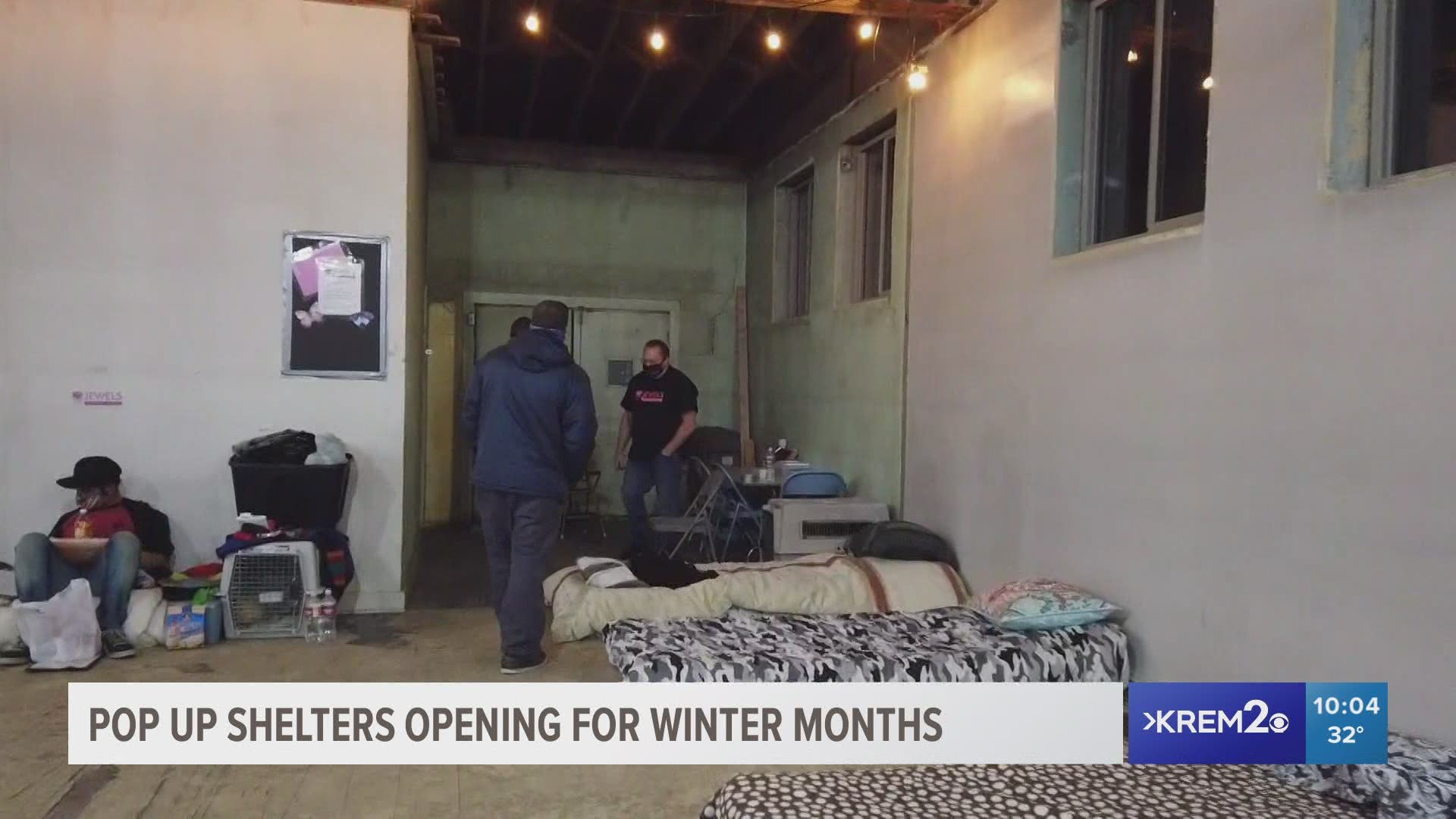 A new warming center at City Church Spokane will hold 30-40 people throughout the winter months