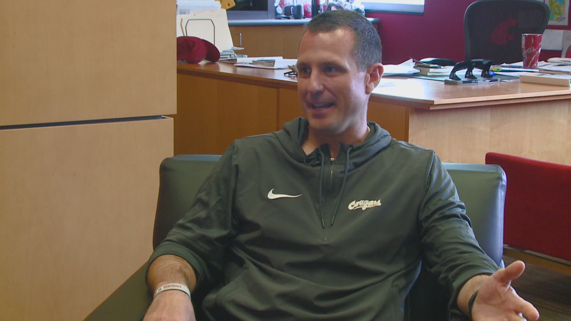 Washington State football head coach Jake Dickert sat down with KREM 2 Sports Director Travis Green for a one-on-one interview ahead of the 2023 season.