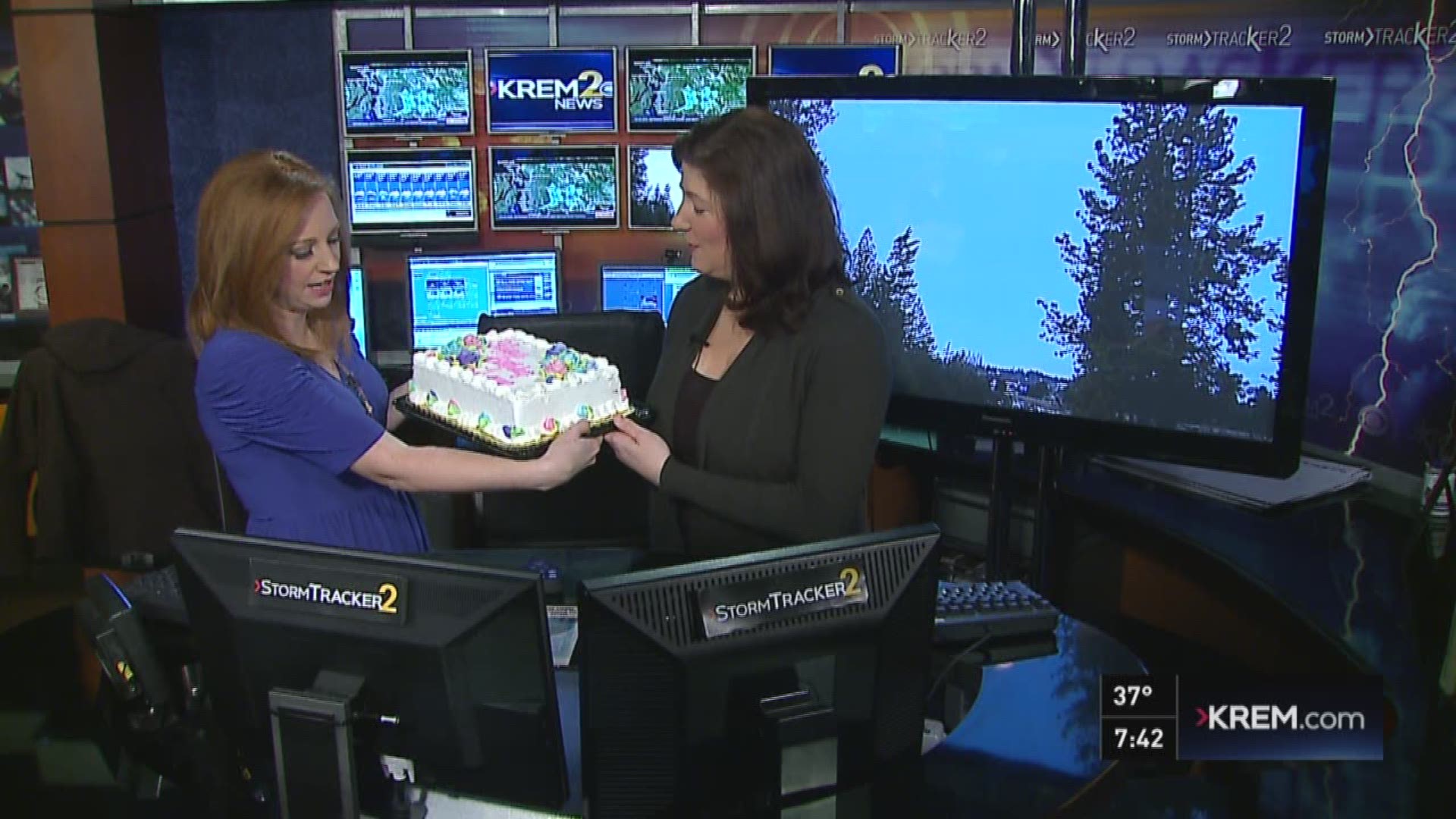 KREM 2 News morning anchor Laura Papetti turns 20 (or something like that).