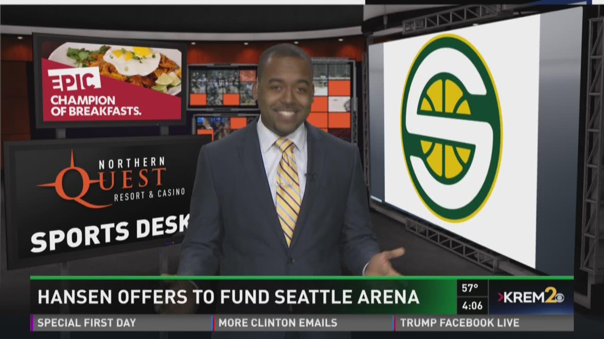 Chris Hansen offers to privately fund Seattle Arena