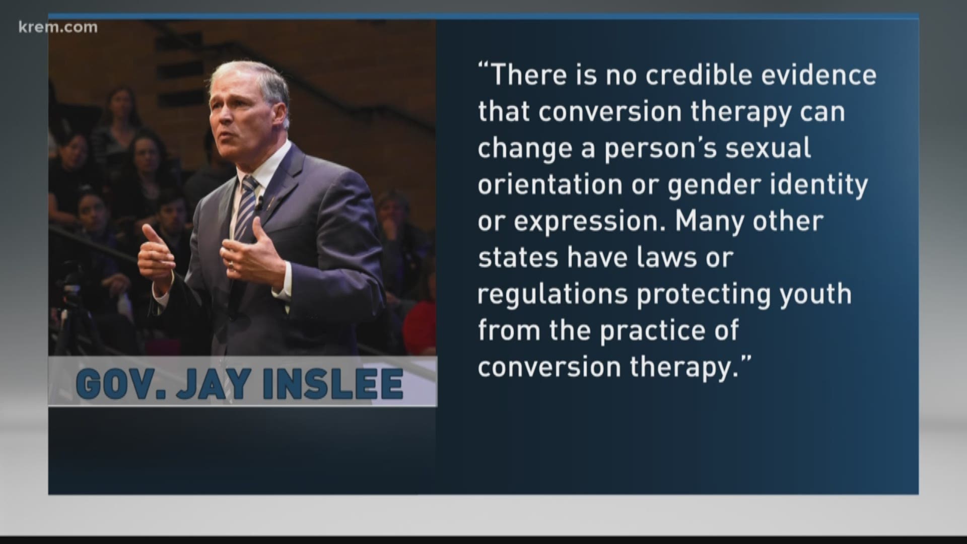 Gov. Inslee to sign ban on conversion therapy (3-28-18)
