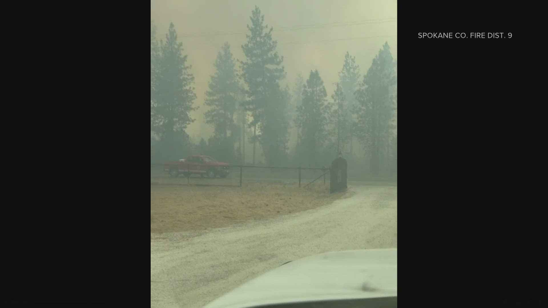 Lightning started the fire that has burned over 750 acres just north of Spokane near Long Lake.