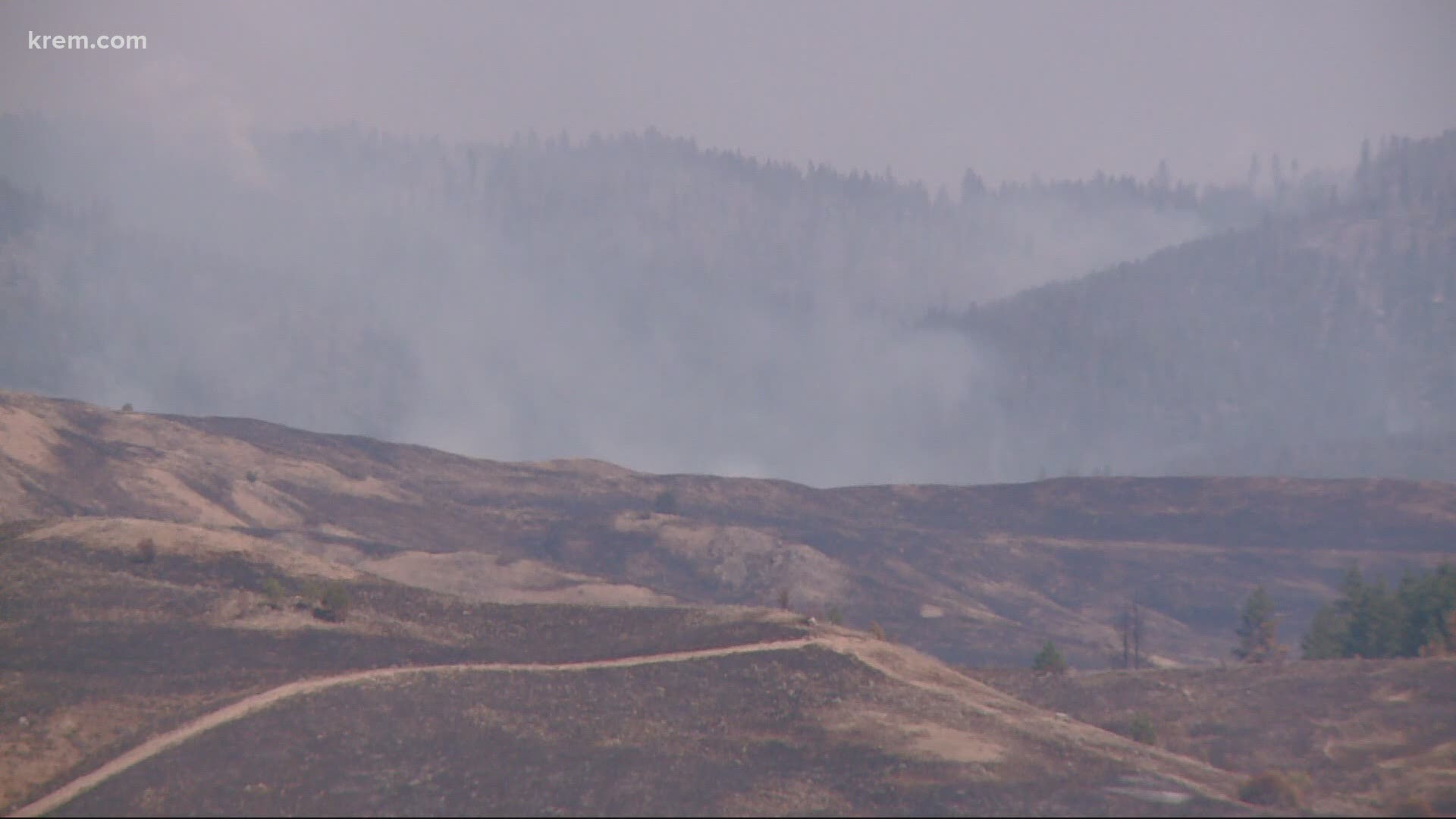 Inslee said the first thing he was able to do to help the community was provide aerial support to fight the fire.
