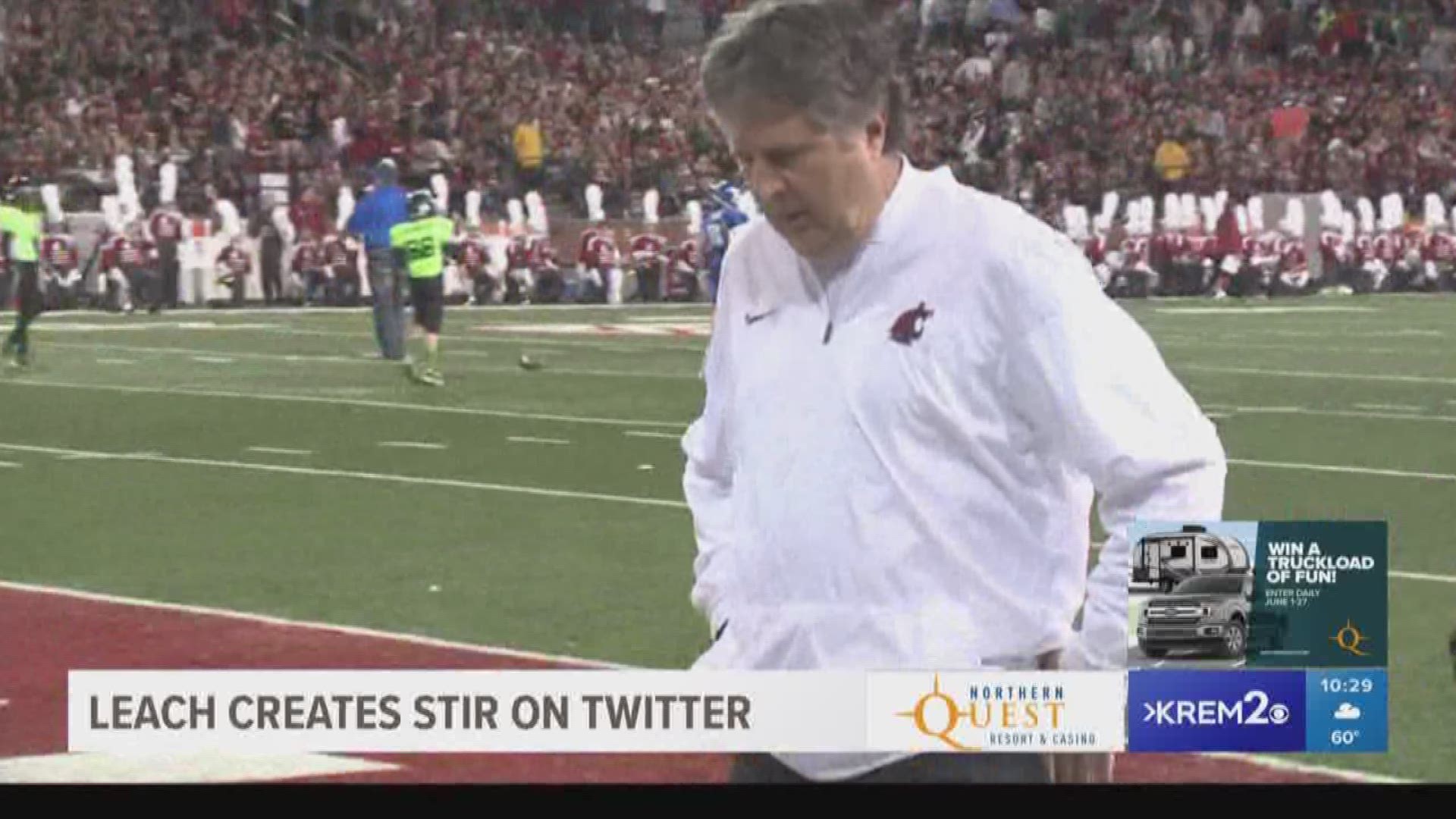 KREM2's Evan Closky breaks down what happened with Mike Leach on twitter and Washington State's response.