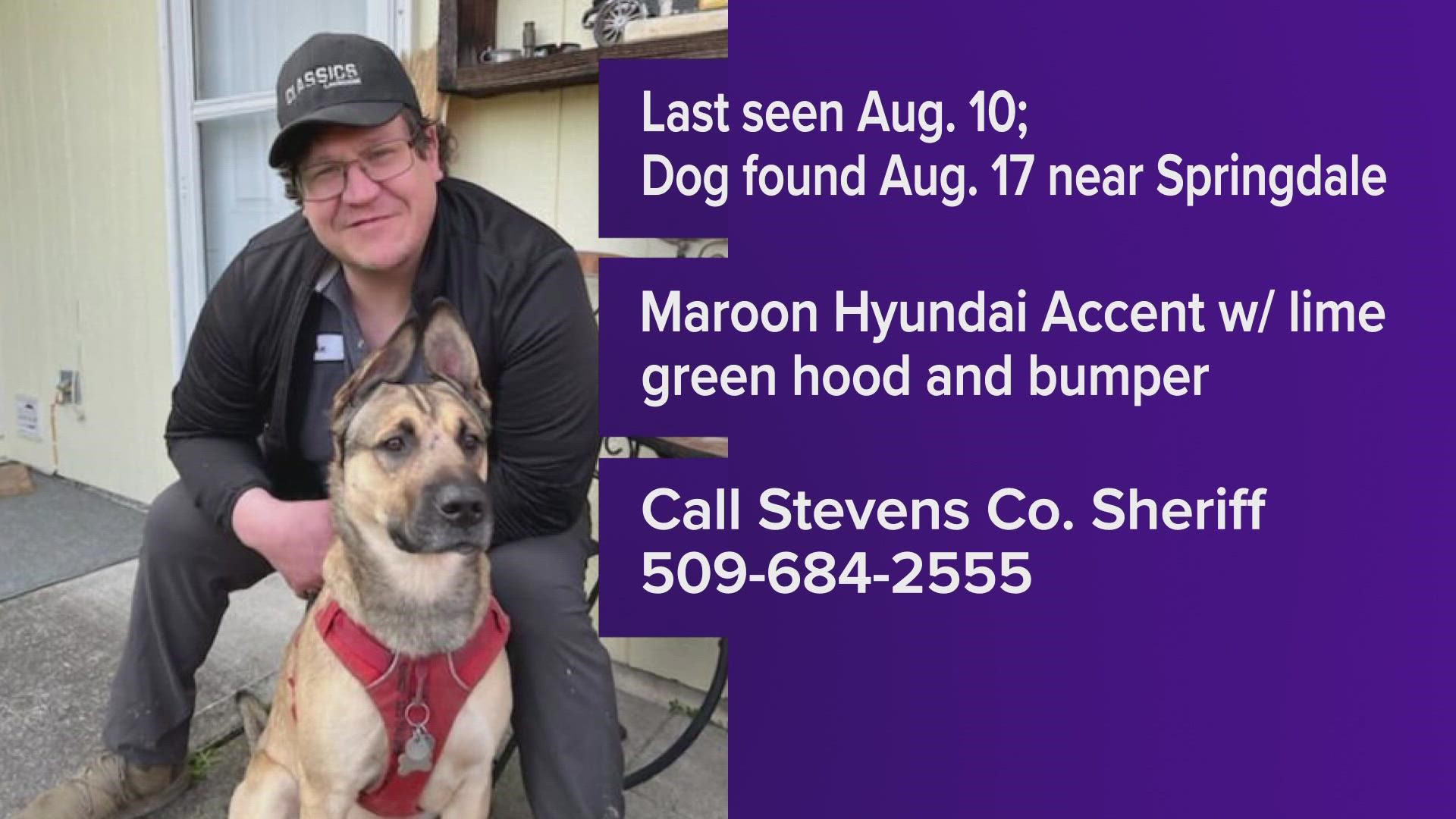 Trevor Bresnahan drove from the west to Stevens County to visit some friends on Aug. 10. He was las seen driving his Maroon Hyundai Accent 2006 or 2008.